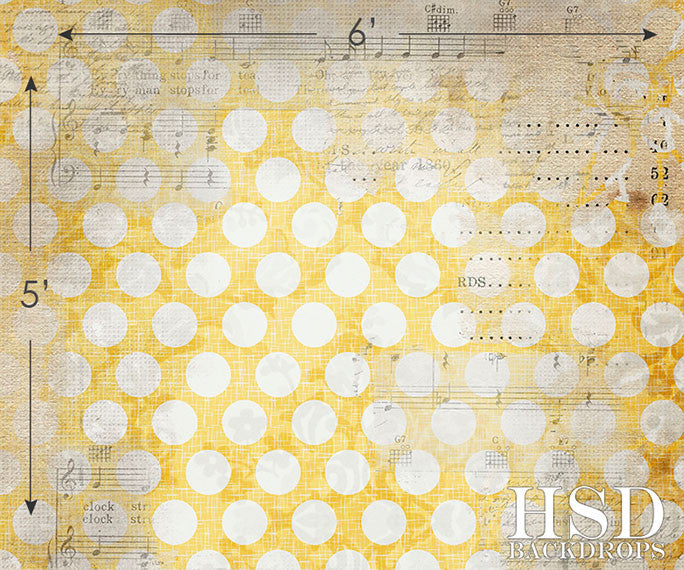 Grunge Polka Dots II - HSD Photography Backdrops 