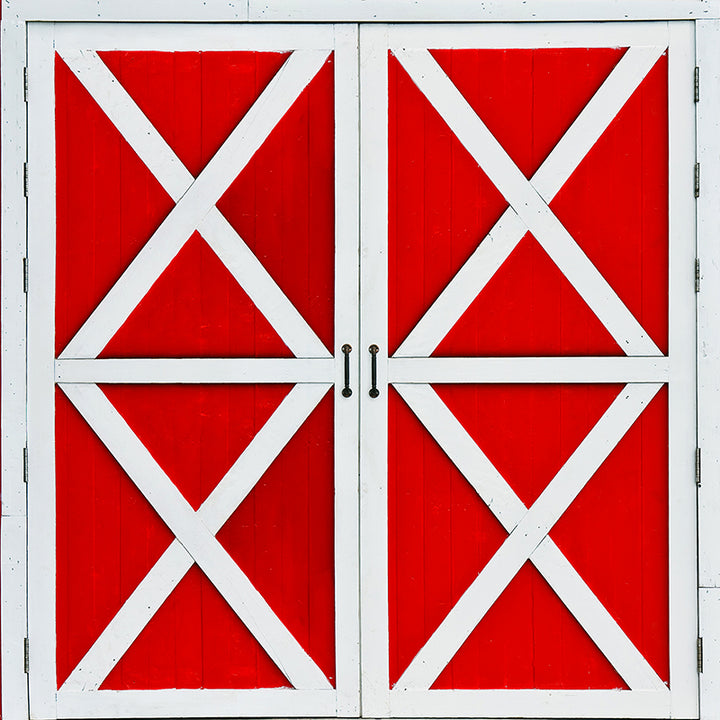 Red Barn Doors - HSD Photography Backdrops
