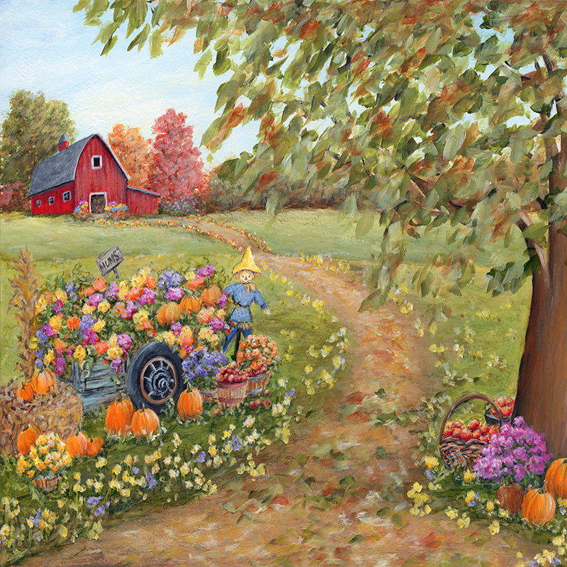 Harvest Season Fall Photo Background - HSD Photography Backdrops