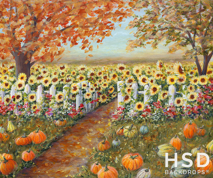 Sunflower Field - HSD Photography Backdrops