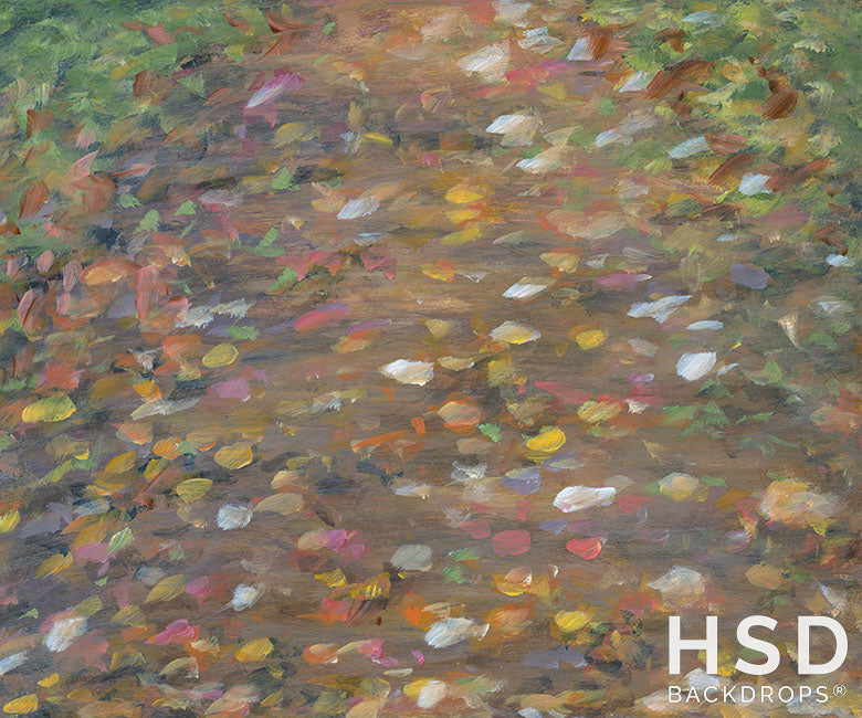 Fall Forest Floor Backdrop - HSD Photography Backdrops