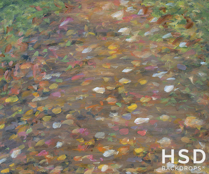 Fall Forest Floor Backdrop - HSD Photography Backdrops