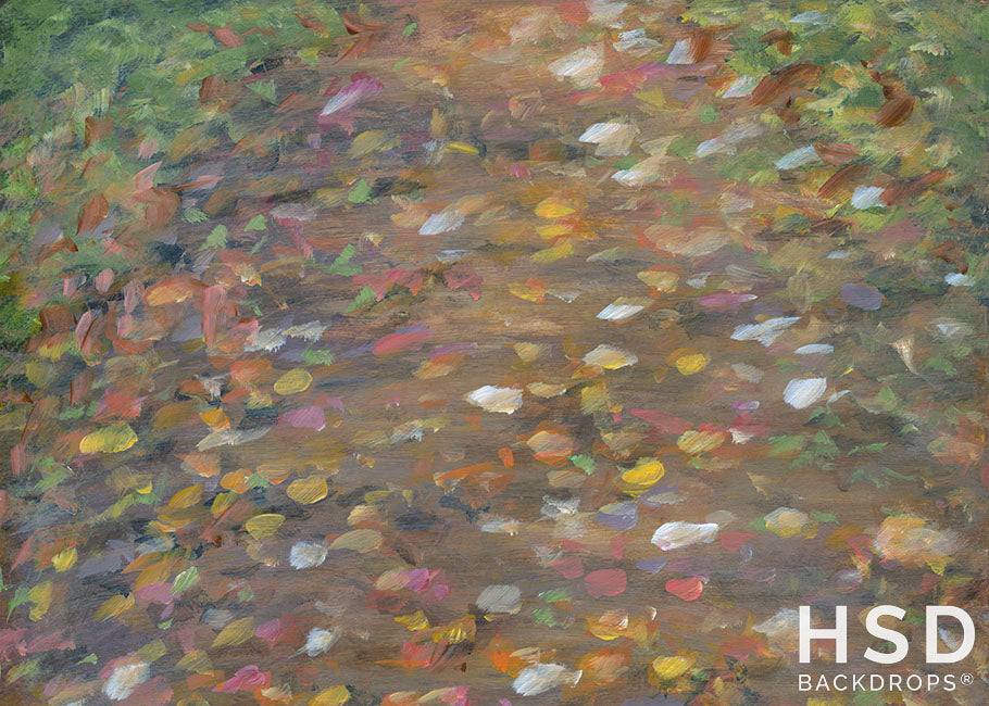 Fall Forest Floor Backdrop - HSD Photography Backdrops