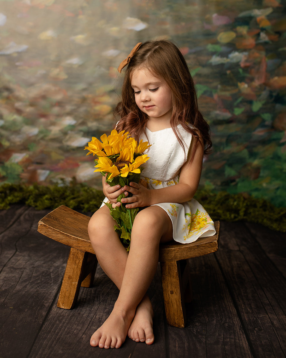 Fall Forest Floor Backdrop - HSD Photography Backdrops