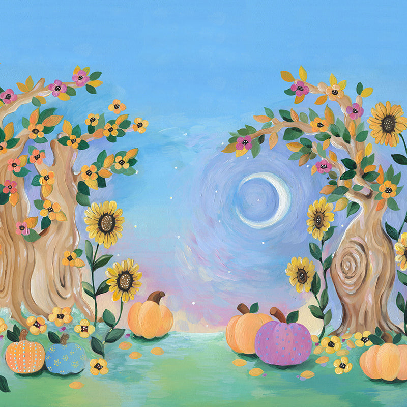Whimsical Fall Painted - HSD Photography Backdrops