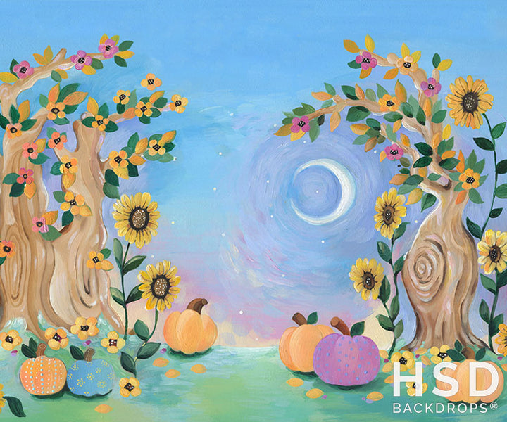 Whimsical Fall Painted - HSD Photography Backdrops