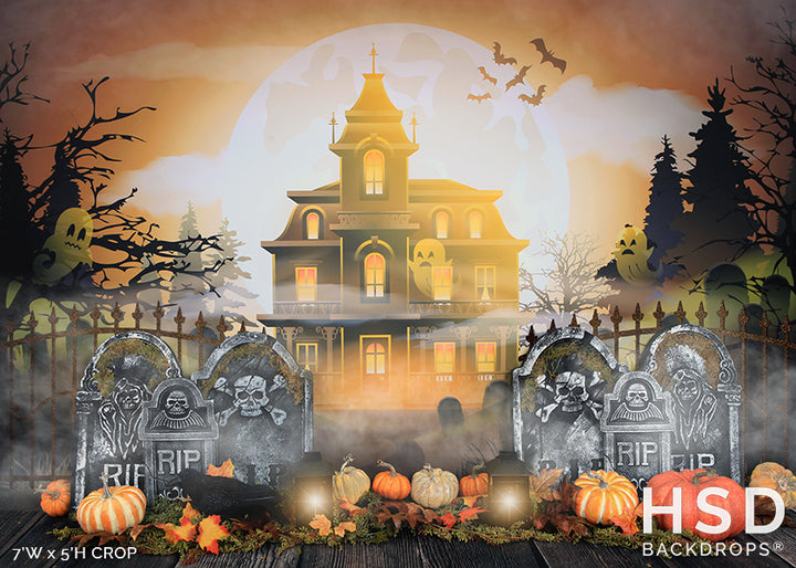 Haunted Manor - HSD Photography Backdrops