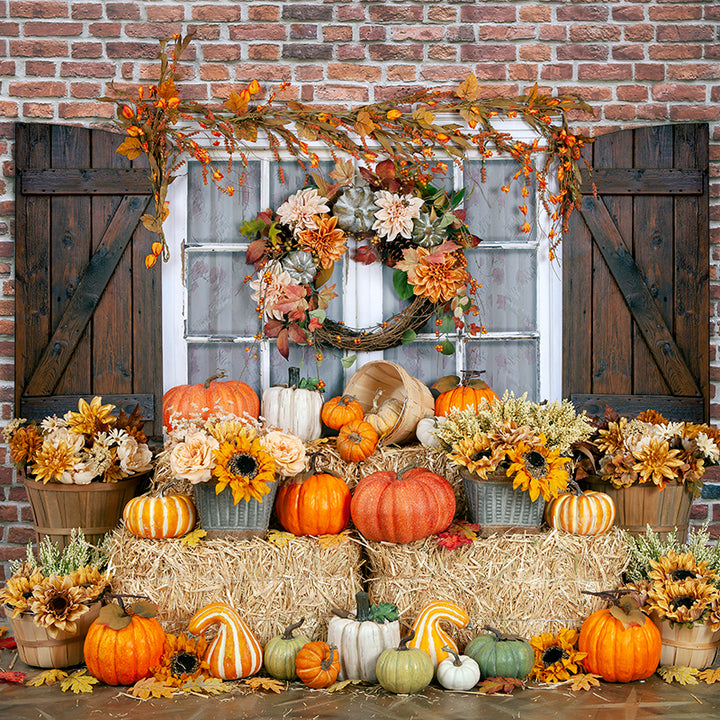 Fall on the Farmstead - HSD Photography Backdrops