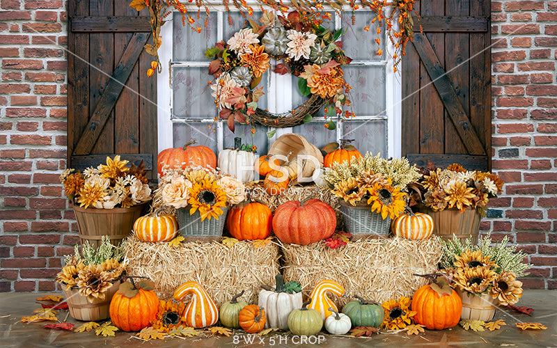 Fall on the Farmstead - HSD Photography Backdrops