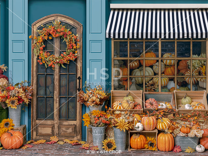 Fall Storefront - HSD Photography Backdrops