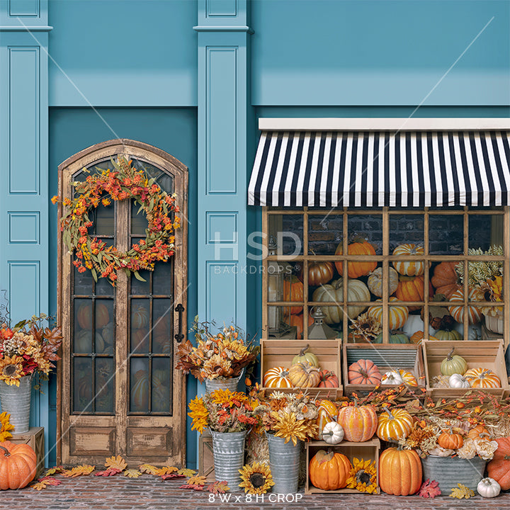 Fall Storefront - HSD Photography Backdrops