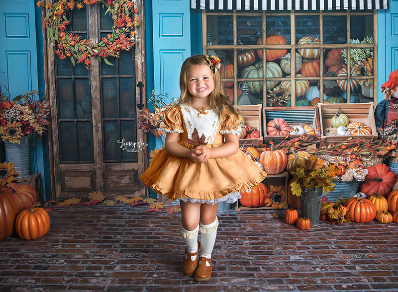 Fall Storefront - HSD Photography Backdrops