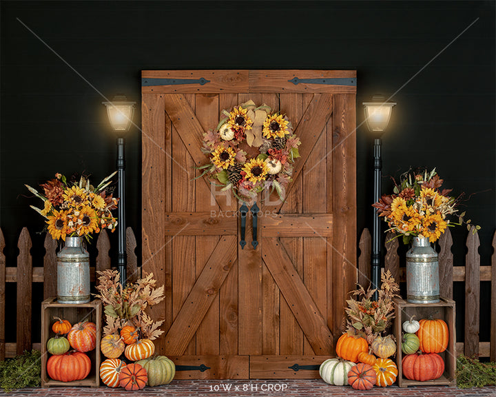 Harvest Door - HSD Photography Backdrops