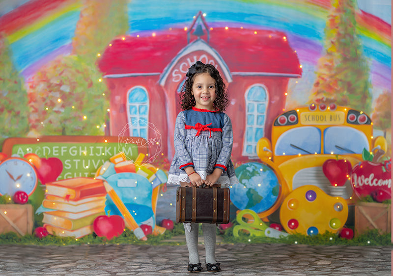 Back to School Photo backdrop for preschool and elementary school