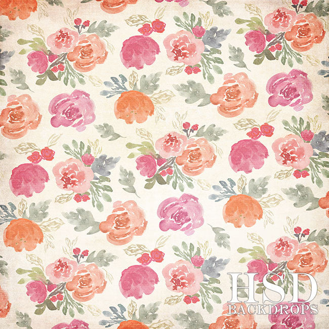 Mila Floral - HSD Photography Backdrops