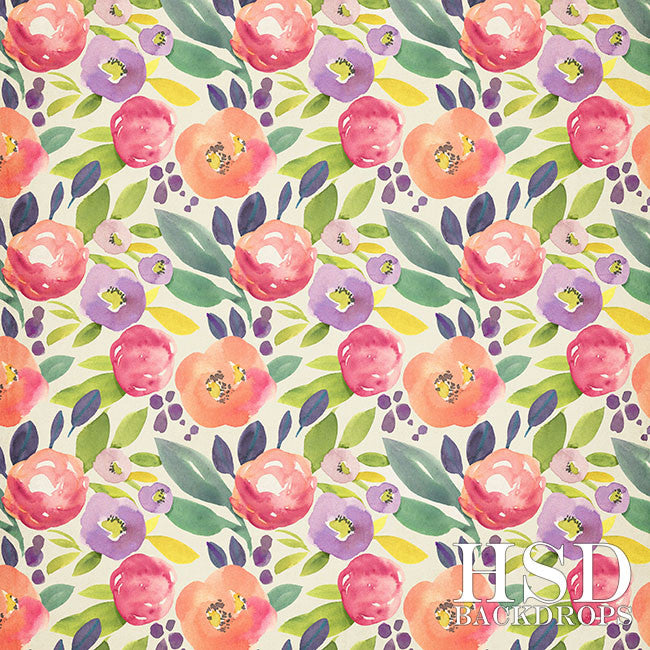 Makenna Floral - HSD Photography Backdrops