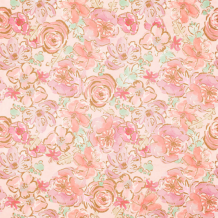 Paisley Floral - HSD Photography Backdrops 