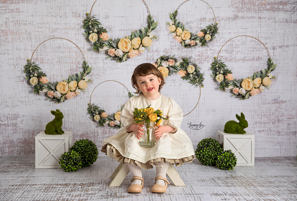 Spring Floral Hoops - HSD Photography Backdrops