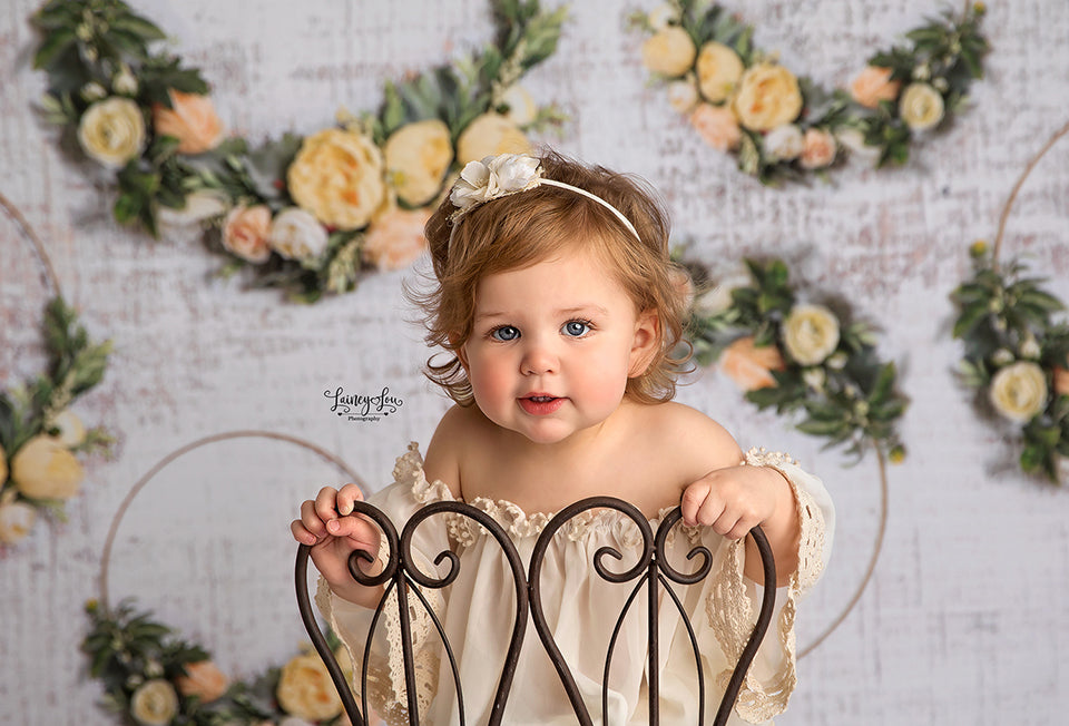 Spring Floral Hoops - HSD Photography Backdrops