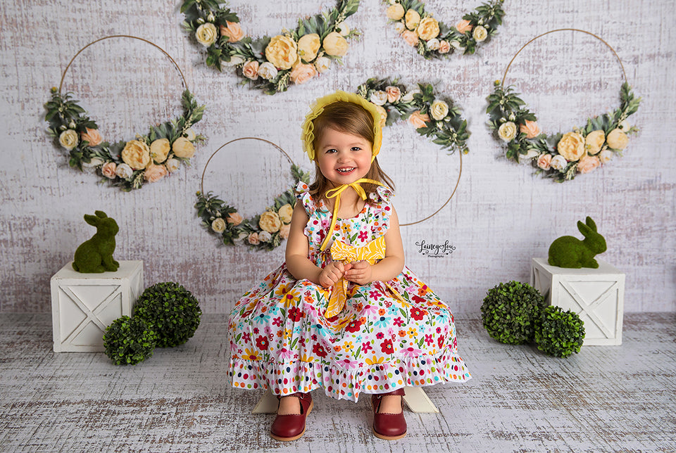 Spring Floral Hoops - HSD Photography Backdrops