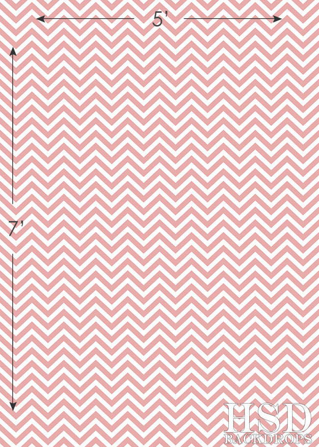 Rose Chevron - HSD Photography Backdrops