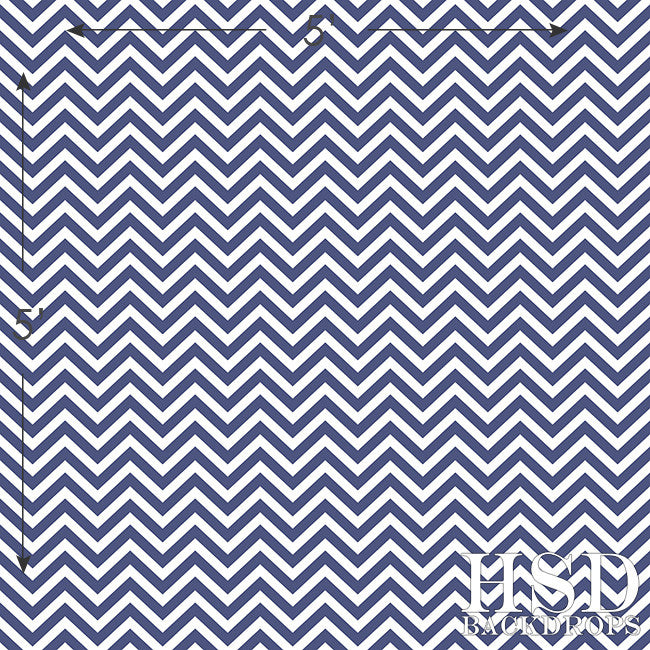 Navy Chevron - HSD Photography Backdrops