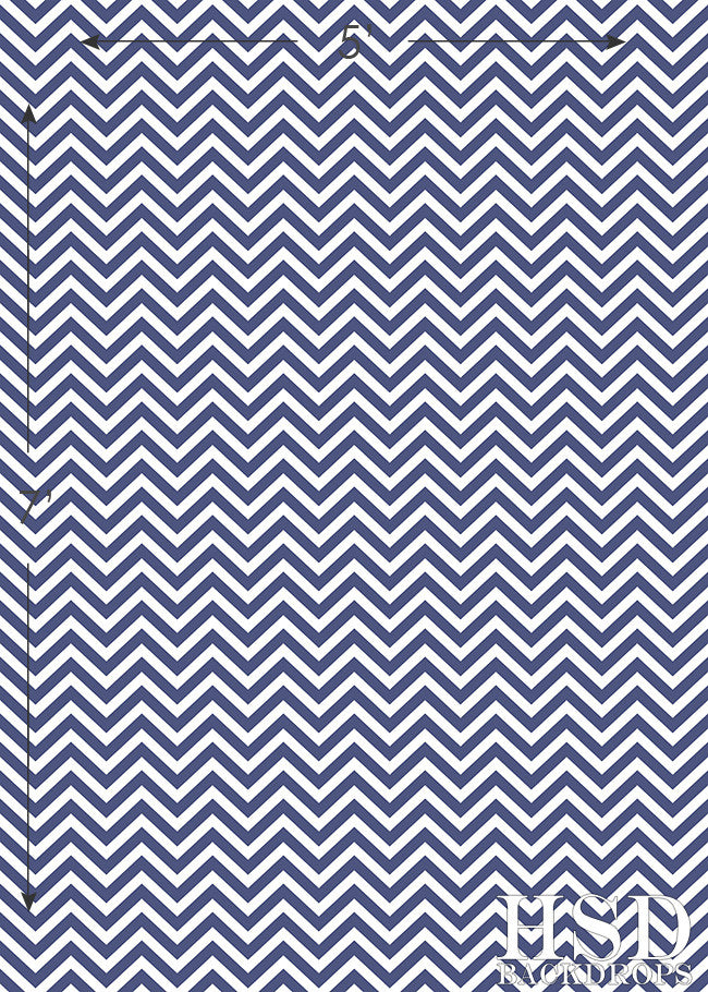 Navy Chevron - HSD Photography Backdrops