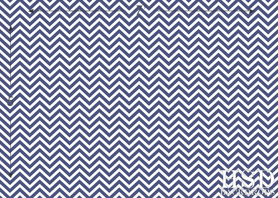 Navy Chevron - HSD Photography Backdrops