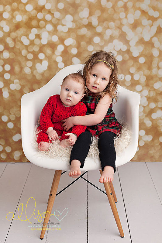 Soft Gold Bokeh - HSD Photography Backdrops
