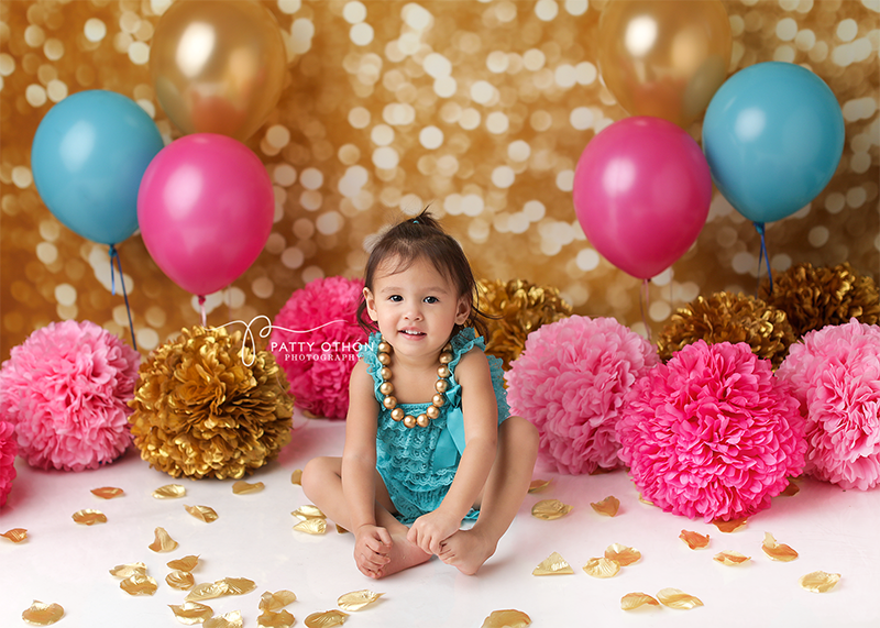 Soft Gold Bokeh - HSD Photography Backdrops