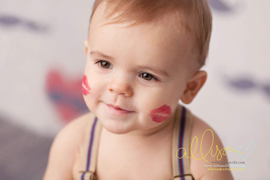 Mustache Hearts - HSD Photography Backdrops