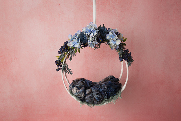 Sapphire | Hanging Basket IV Coll. | Digital - HSD Photography Backdrops 