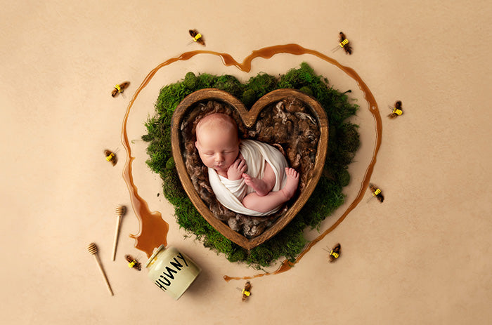 Hunny Bee Brown - HSD Photography Backdrops