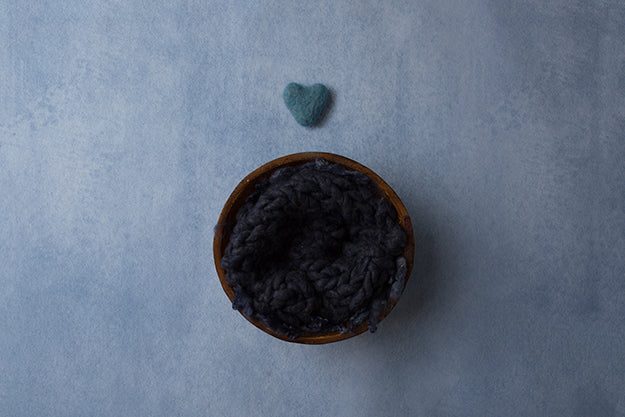 I Heart You Blue | Digital - HSD Photography Backdrops