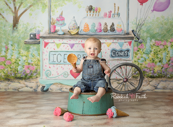 Ice Cream Cart - HSD Photography Backdrops