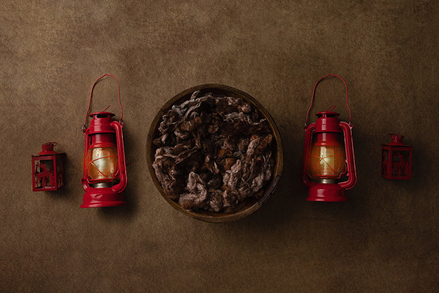 Merry & Bright I | Christmas Lantern Coll. | Digital - HSD Photography Backdrops