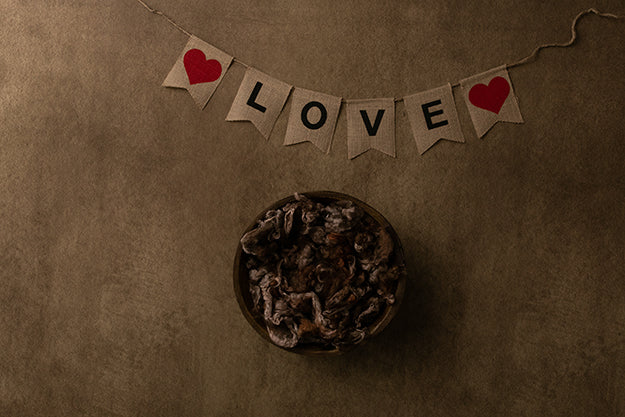 Newborn Digital Backdrop | My Little Love - HSD Photography Backdrops