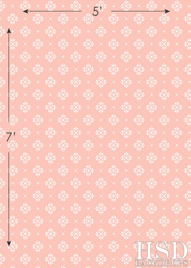 Pink & White Textile - HSD Photography Backdrops