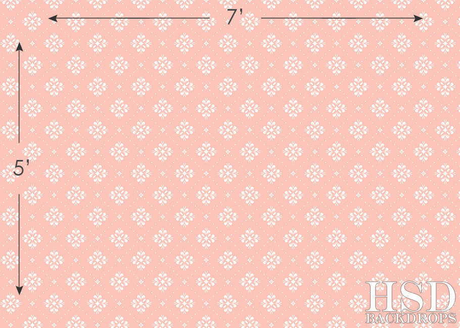Pink & White Textile - HSD Photography Backdrops