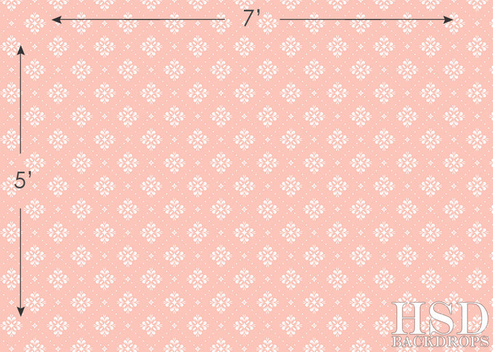 Pink & White Textile - HSD Photography Backdrops