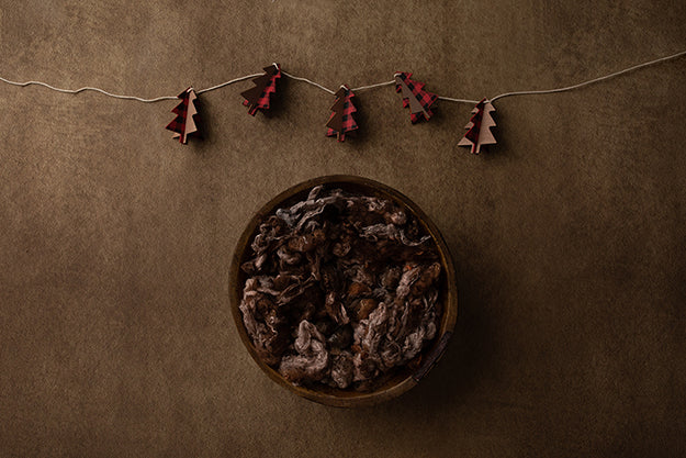Plaid Pines Red | Christmas Lantern Coll. | Digital - HSD Photography Backdrops