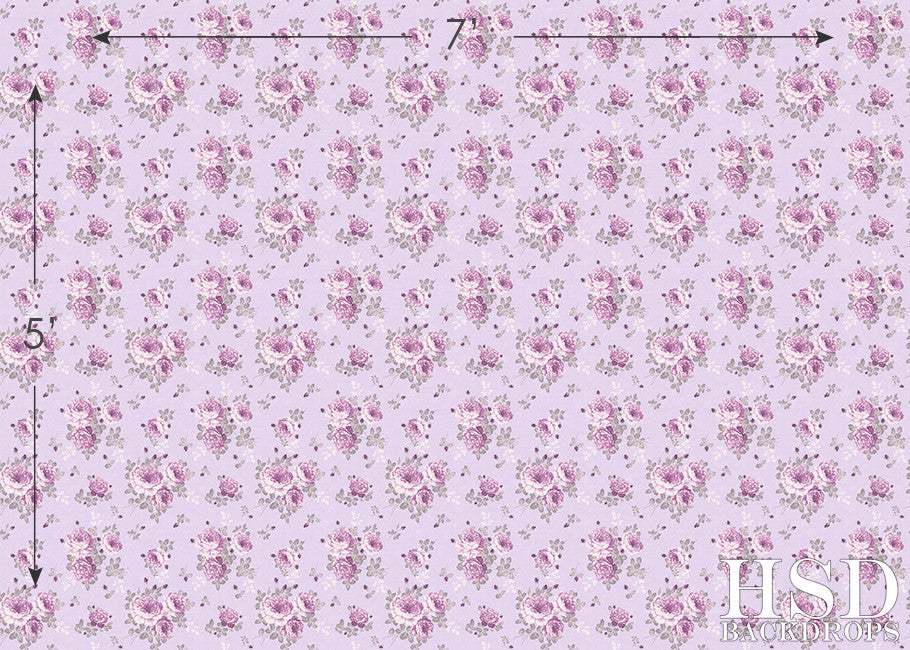 Malia Floral - HSD Photography Backdrops
