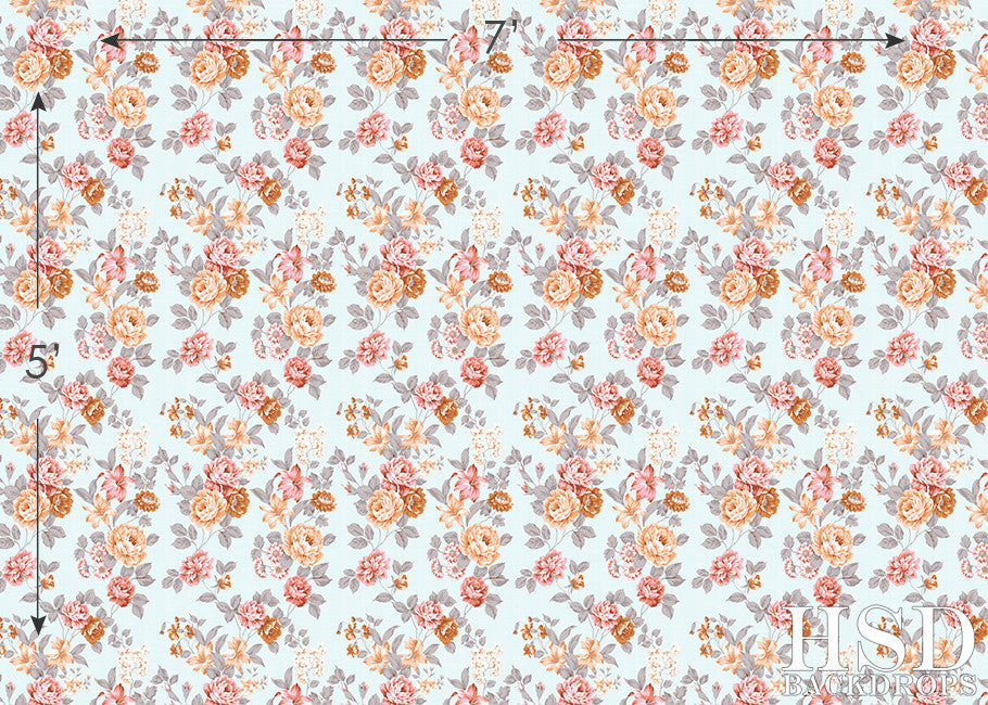 Sadee Floral - HSD Photography Backdrops