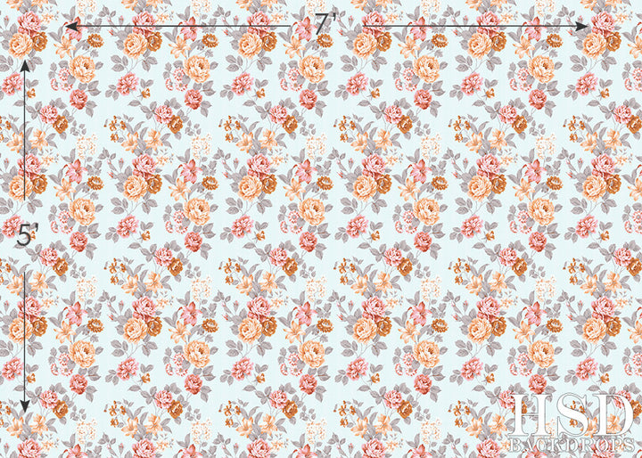 Sadee Floral - HSD Photography Backdrops