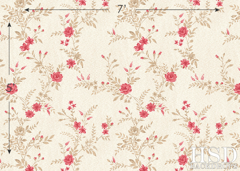 Natalia Floral - HSD Photography Backdrops