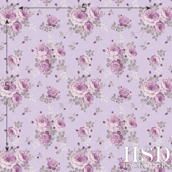 Malia Large Flowers - HSD Photography Backdrops