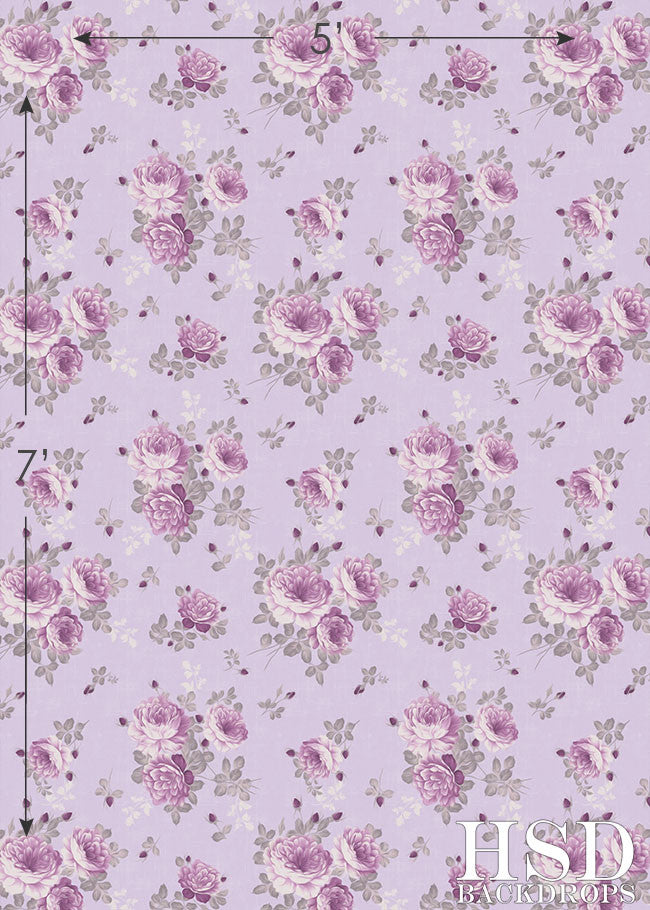 Malia Large Flowers - HSD Photography Backdrops