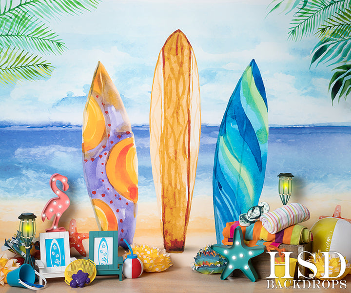 Just Beachy Set Up - HSD Photography Backdrops