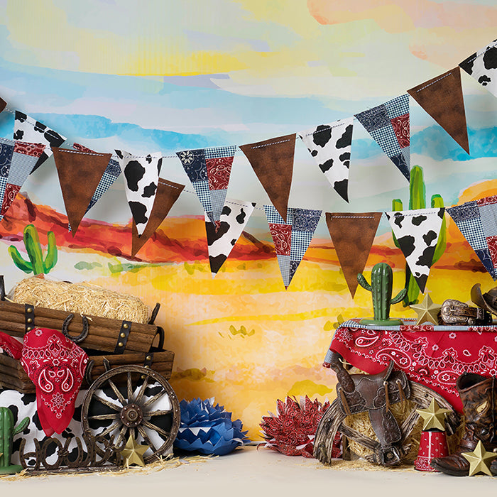 Wild West Cowboy - HSD Photography Backdrops
