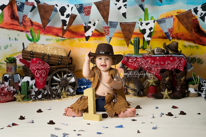 Wild West Cowboy - HSD Photography Backdrops